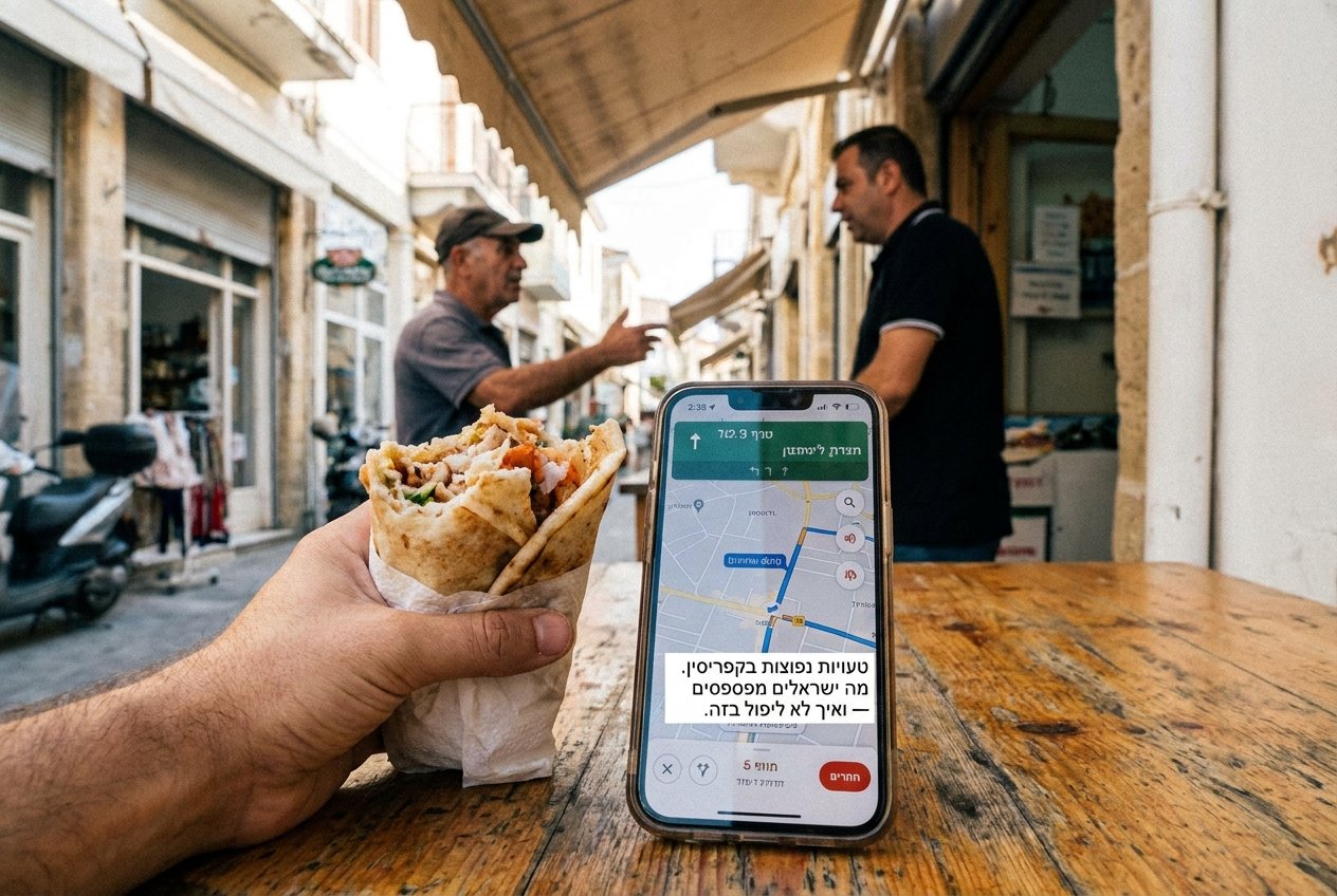 טעויות נפוצות בקפריסין