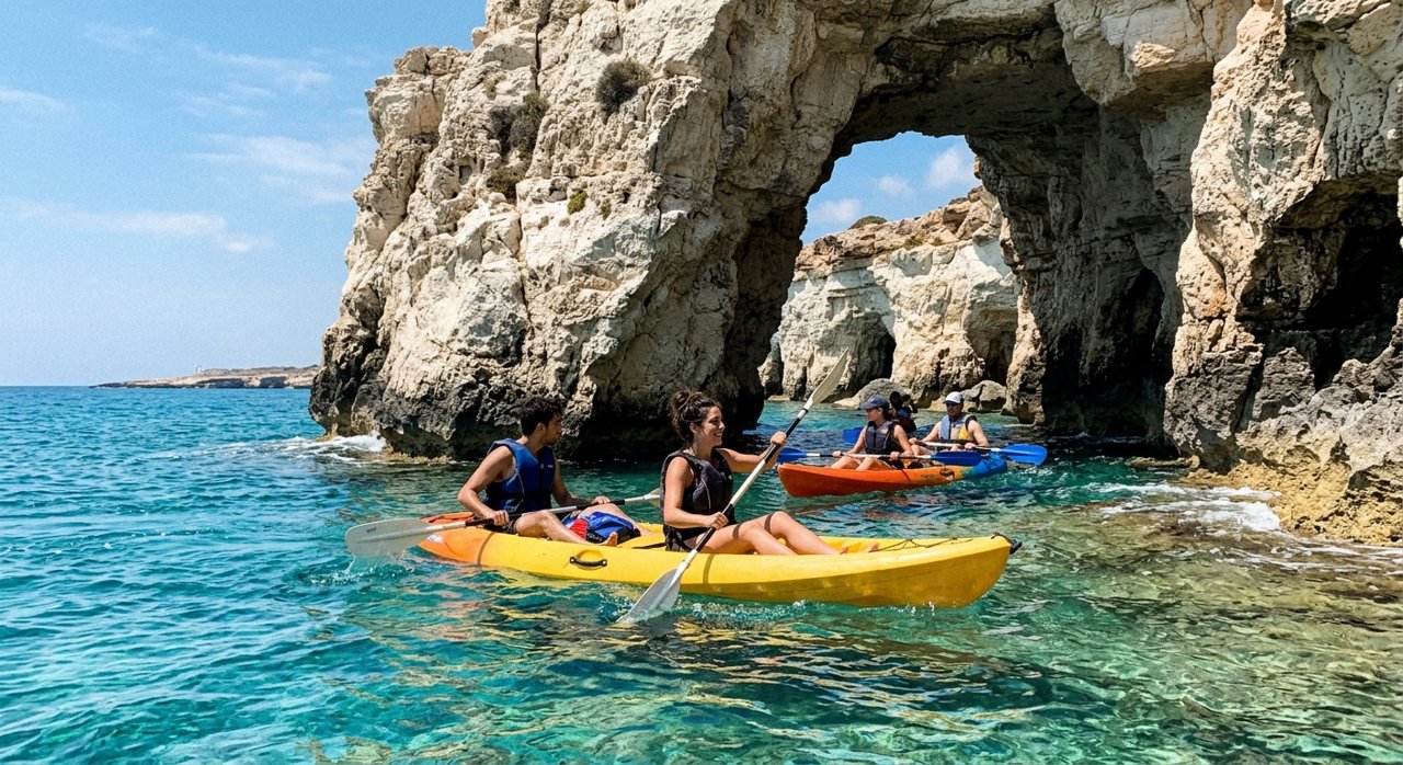 קיאק למערות הים (Sea Caves)