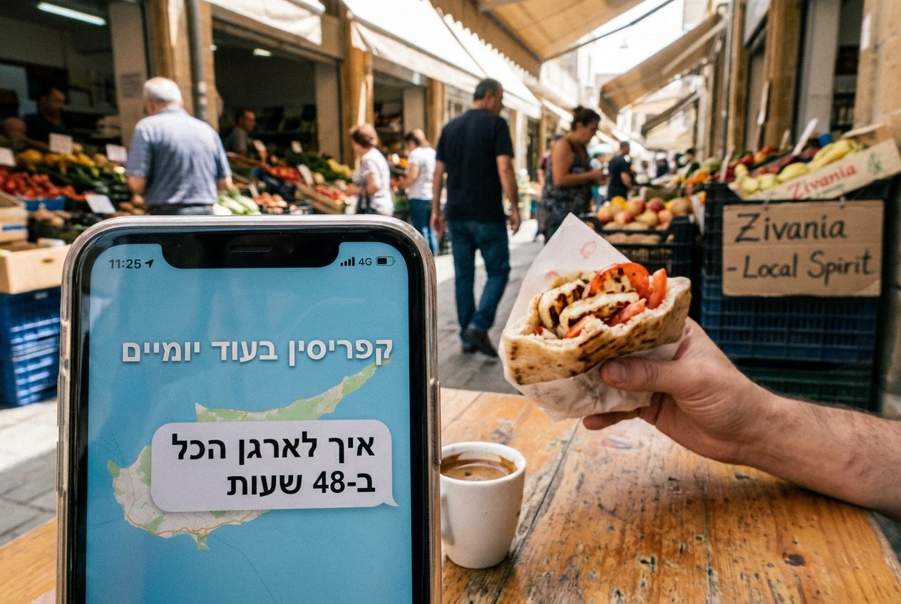 קפריסין בעוד יומיים