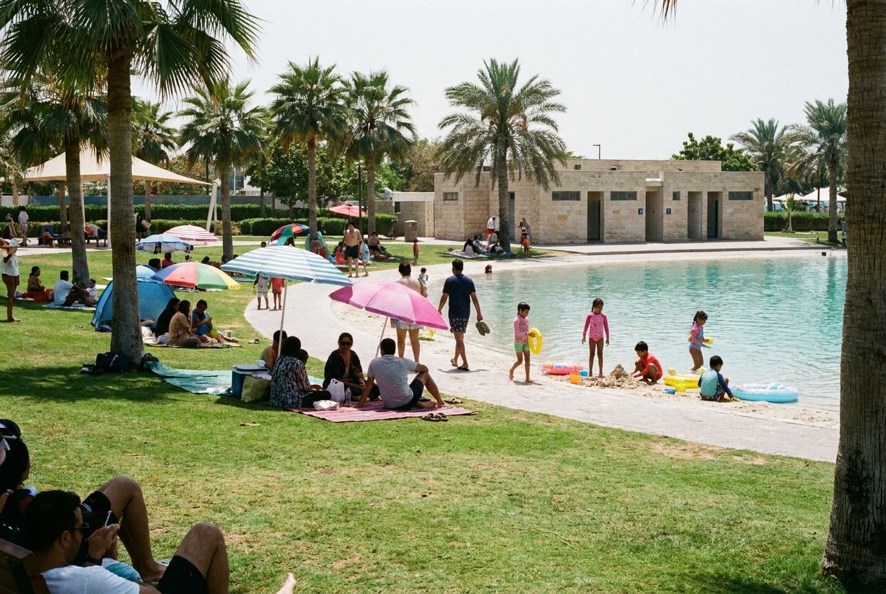 Al Mamzar Beach Park — פארק החוף המשפחתי