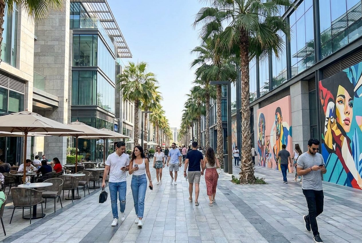 סיטי ווק — בילוי וקניות באוויר הפתוח