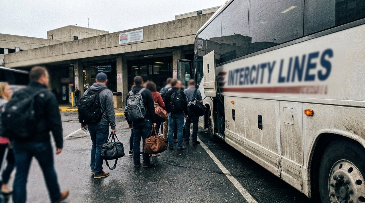 אוטובוסים בארה"ב — Greyhound, FlixBus, Megabus