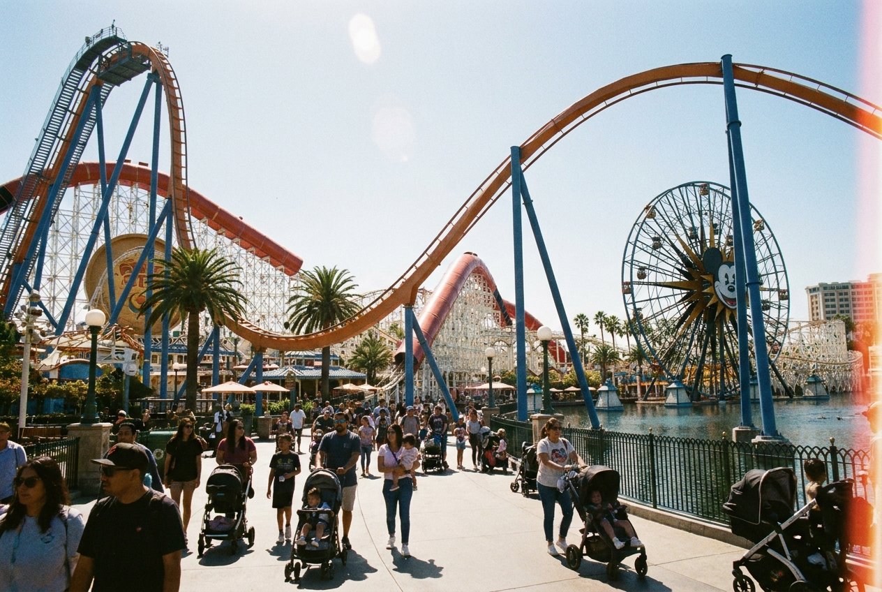 California Adventure — מארוול, Pixar ורכבות הרים