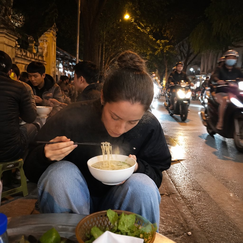 אוכל רחוב בהאנוי — איך אוכלים את הבירה של הצפון
